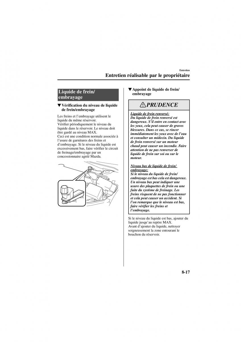 Mazda 6 I 1 manuel du proprietaire / page 257