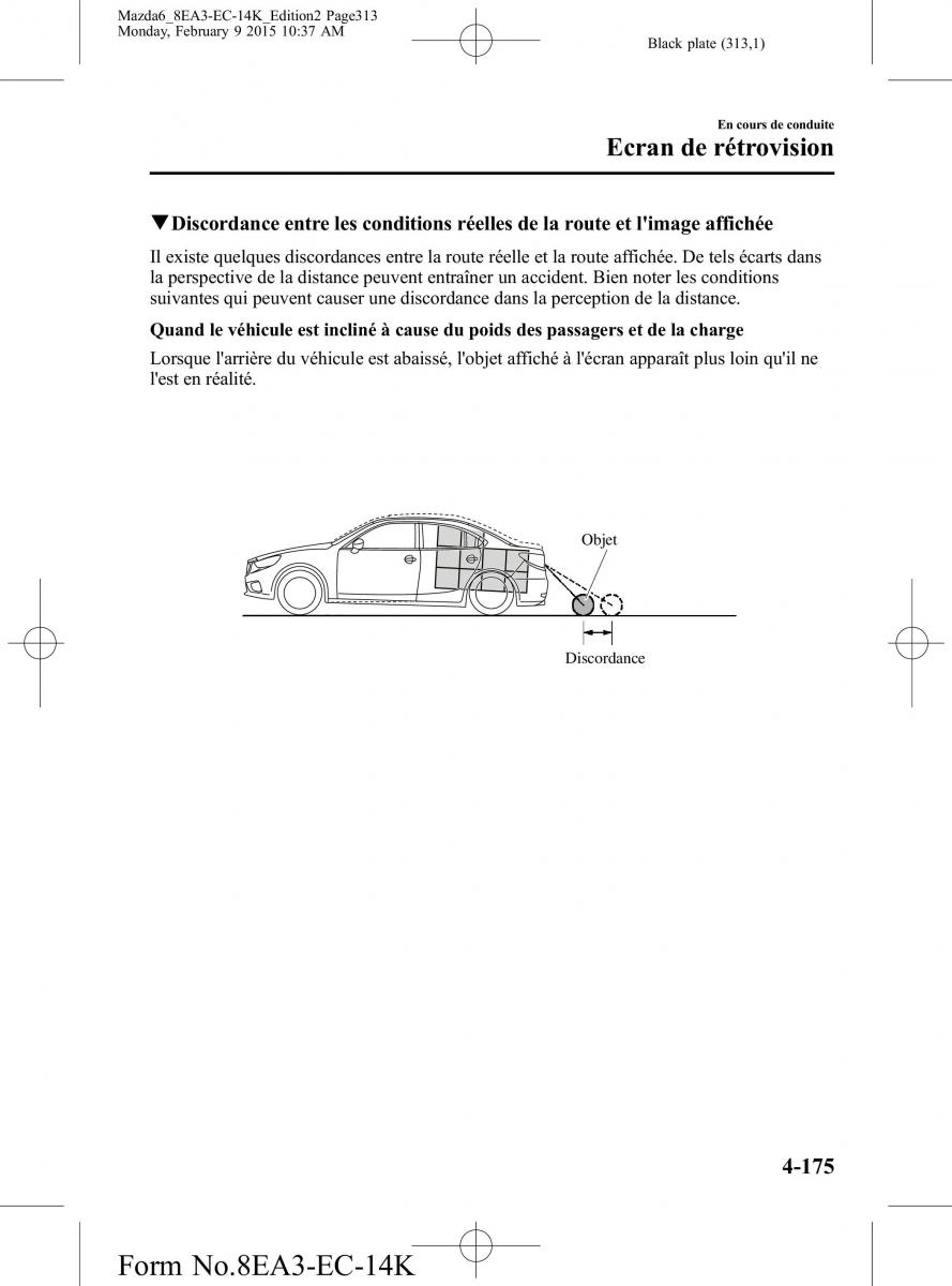 Mazda 6 III 3 manuel du proprietaire / page 313