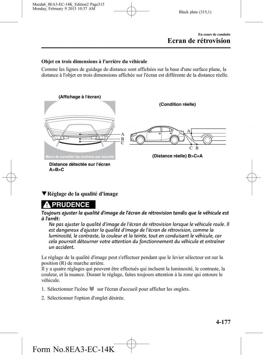 Mazda 6 III 3 manuel du proprietaire / page 315