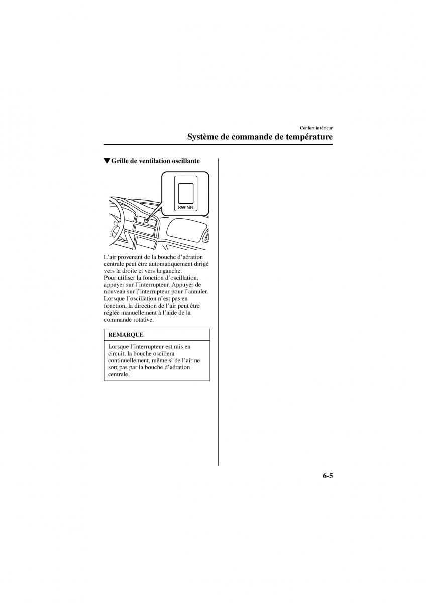 Mazda 626 V 5 manuel du proprietaire / page 129