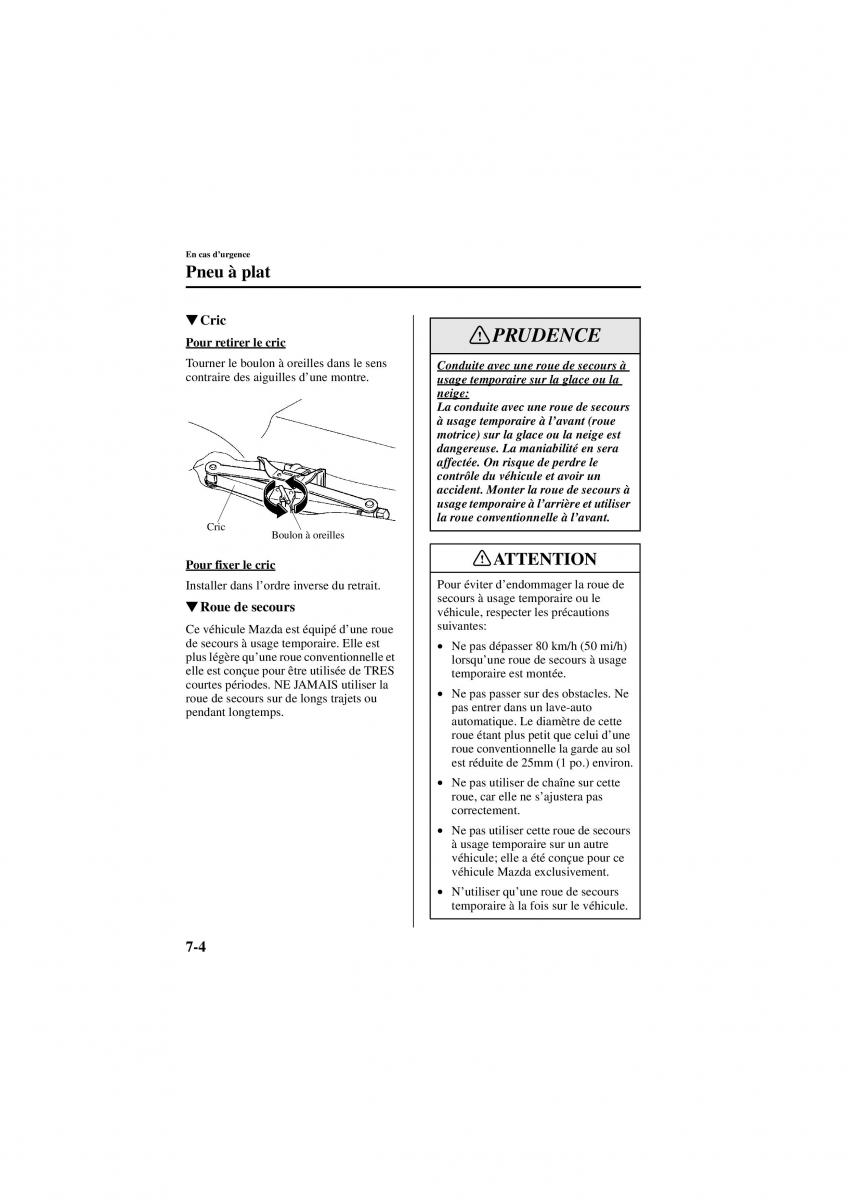 Mazda 626 V 5 manuel du proprietaire / page 178