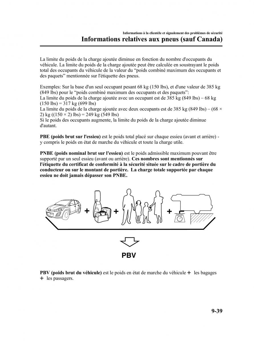 Mazda CX 7 manuel du proprietaire / page 548