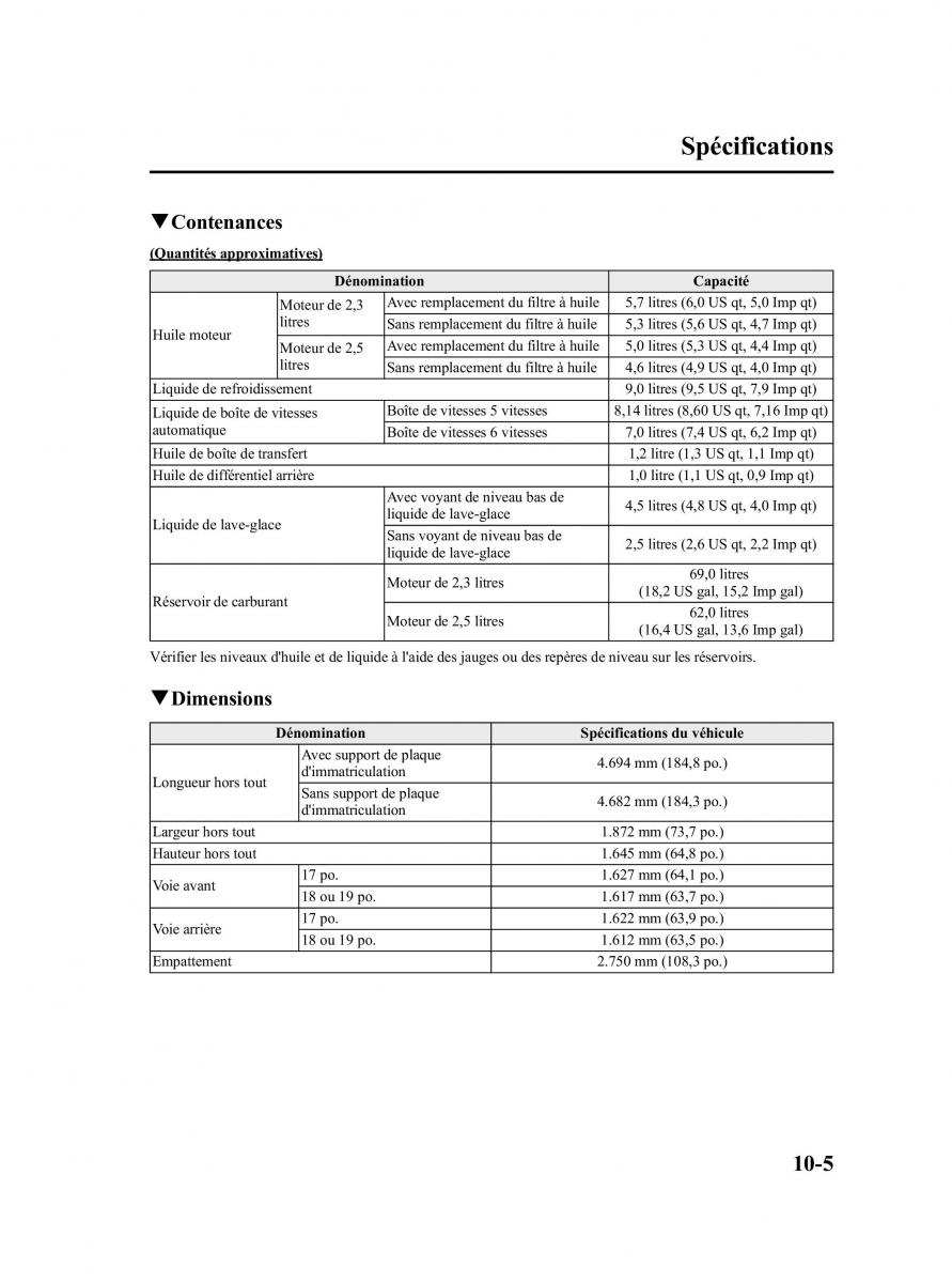 Mazda CX 7 manuel du proprietaire / page 562