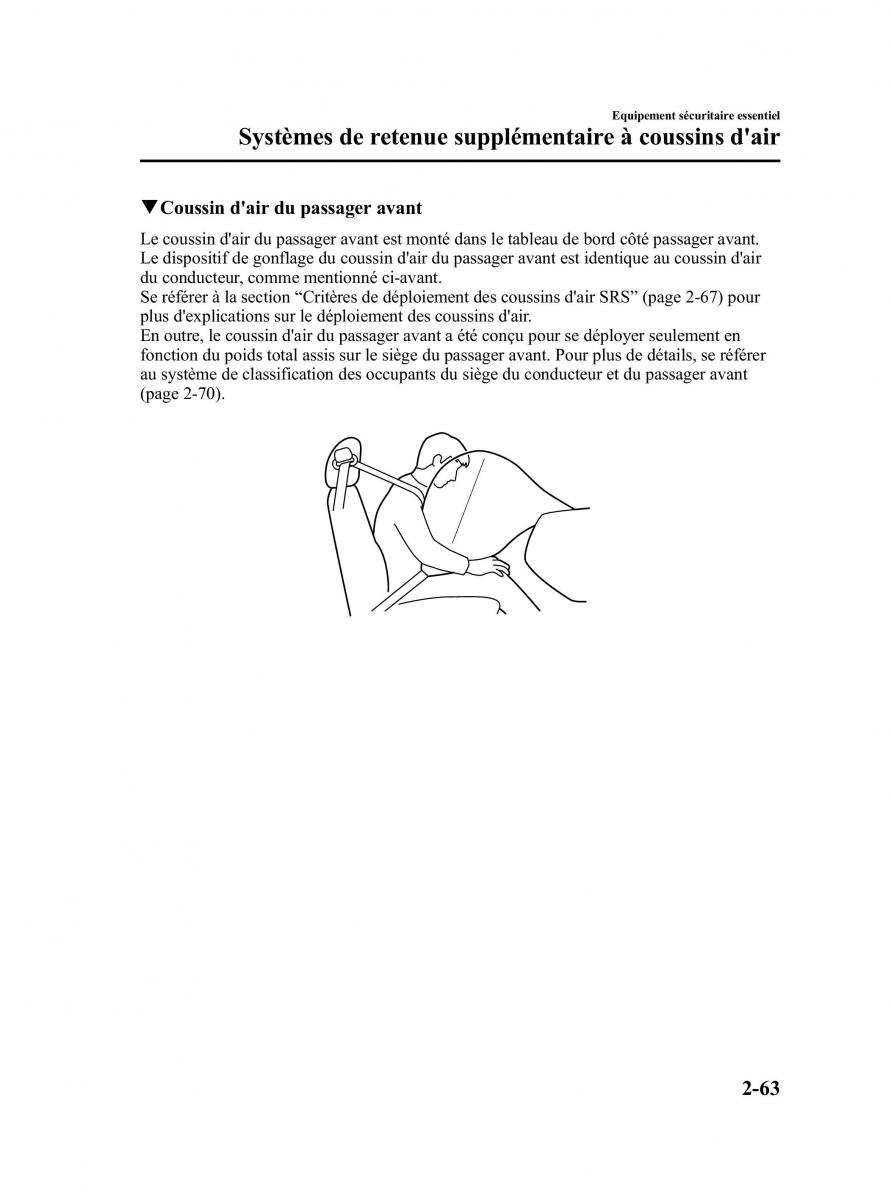 Mazda CX 7 manuel du proprietaire / page 76