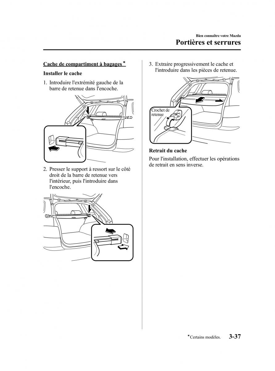 Mazda CX 7 manuel du proprietaire / page 128