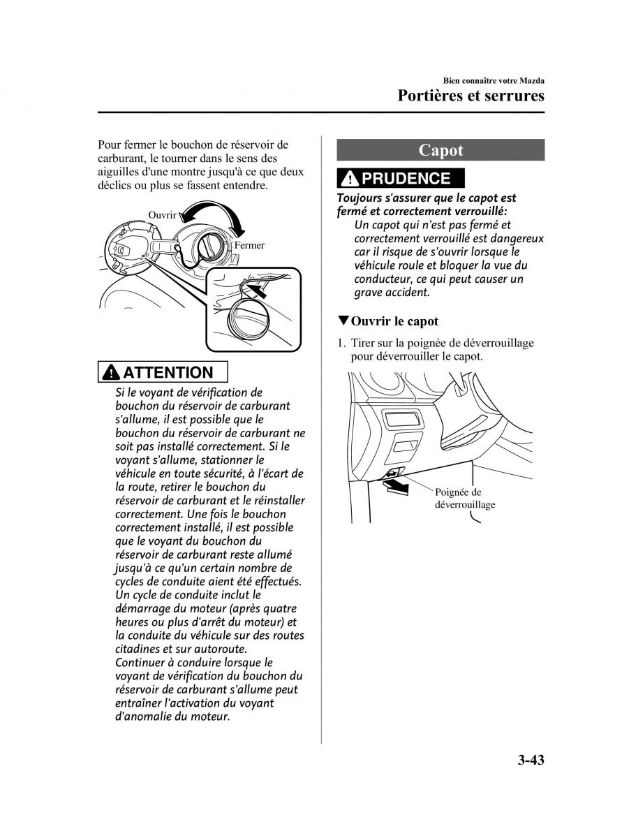 Mazda CX 7 manuel du proprietaire / page 134