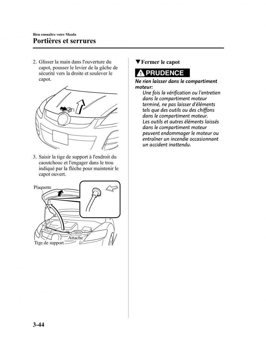 Mazda CX 7 manuel du proprietaire / page 135