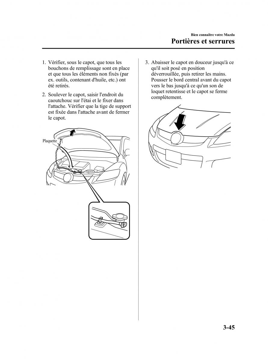 Mazda CX 7 manuel du proprietaire / page 136