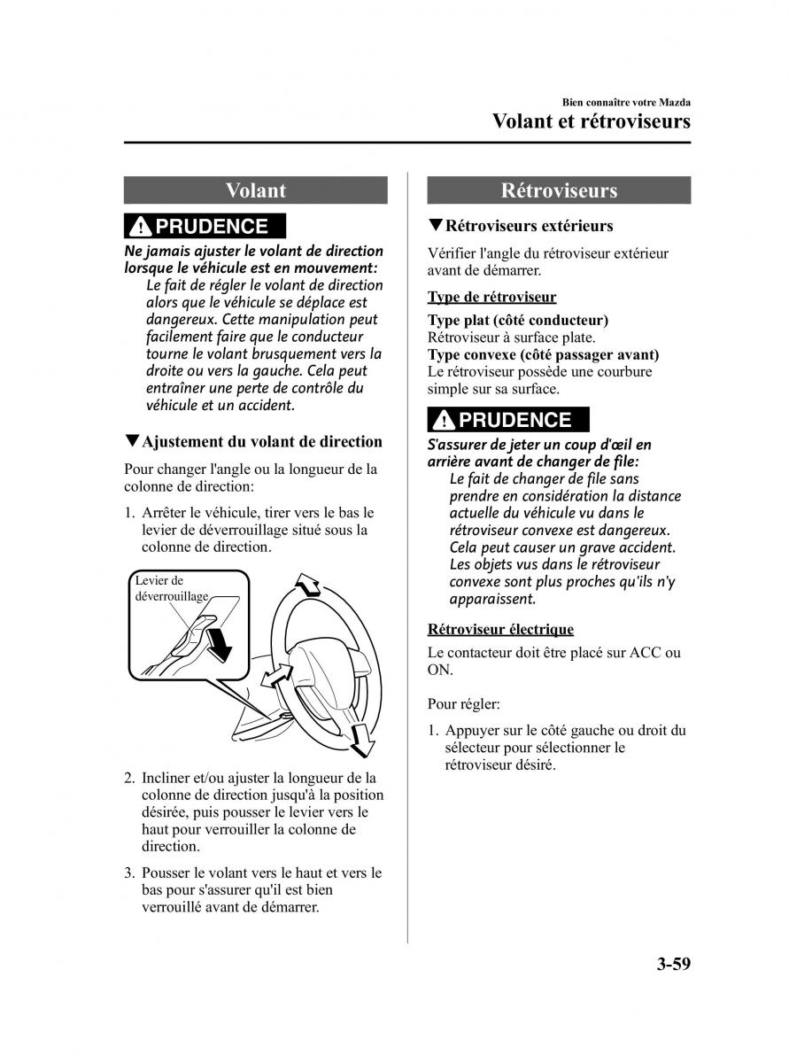 Mazda CX 7 manuel du proprietaire / page 150