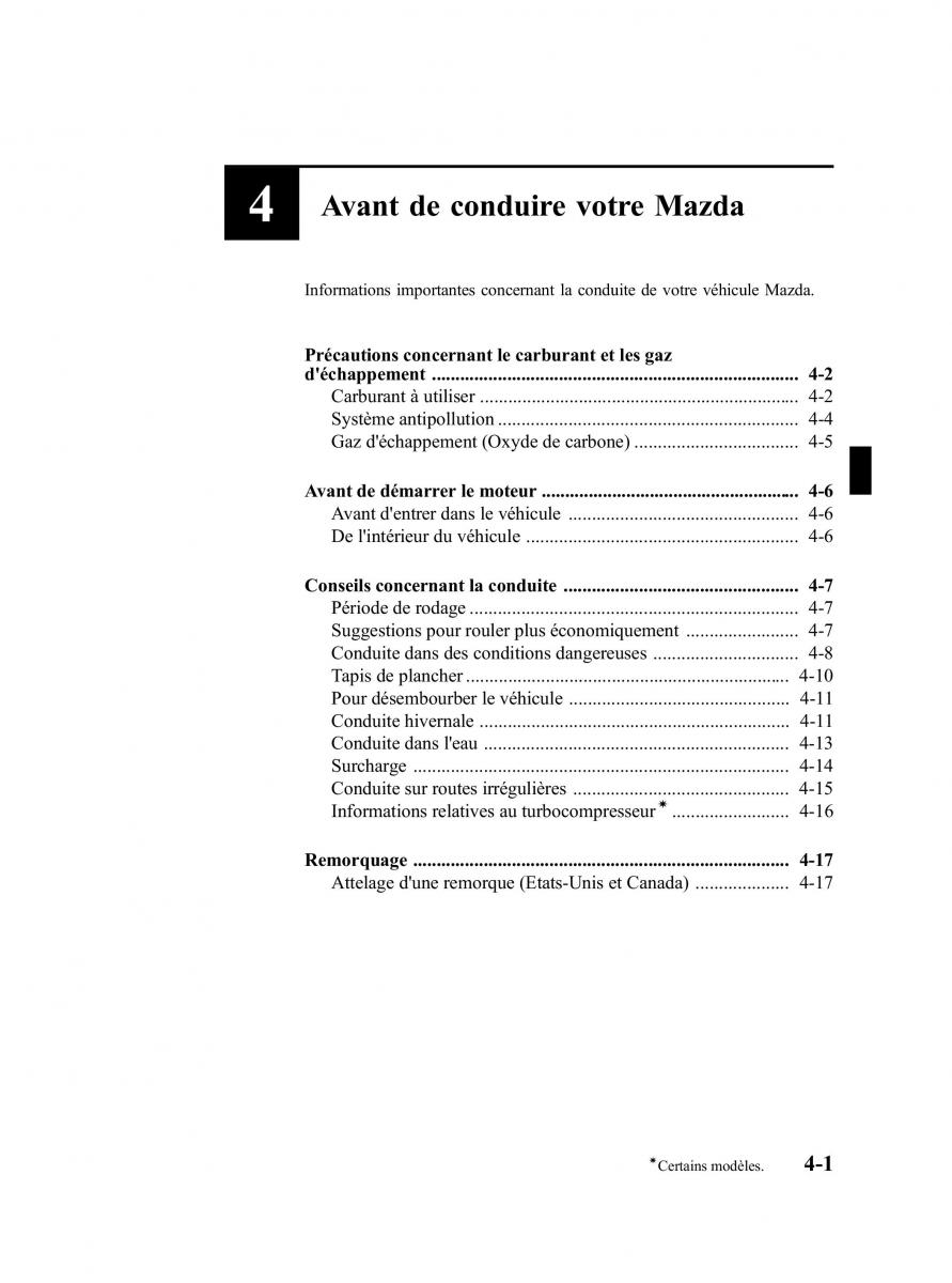 Mazda CX 7 manuel du proprietaire / page 154