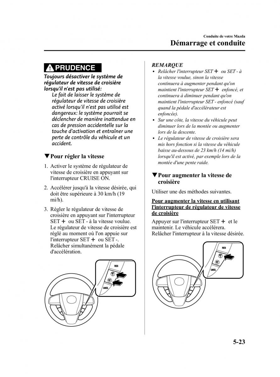 Mazda CX 7 manuel du proprietaire / page 202