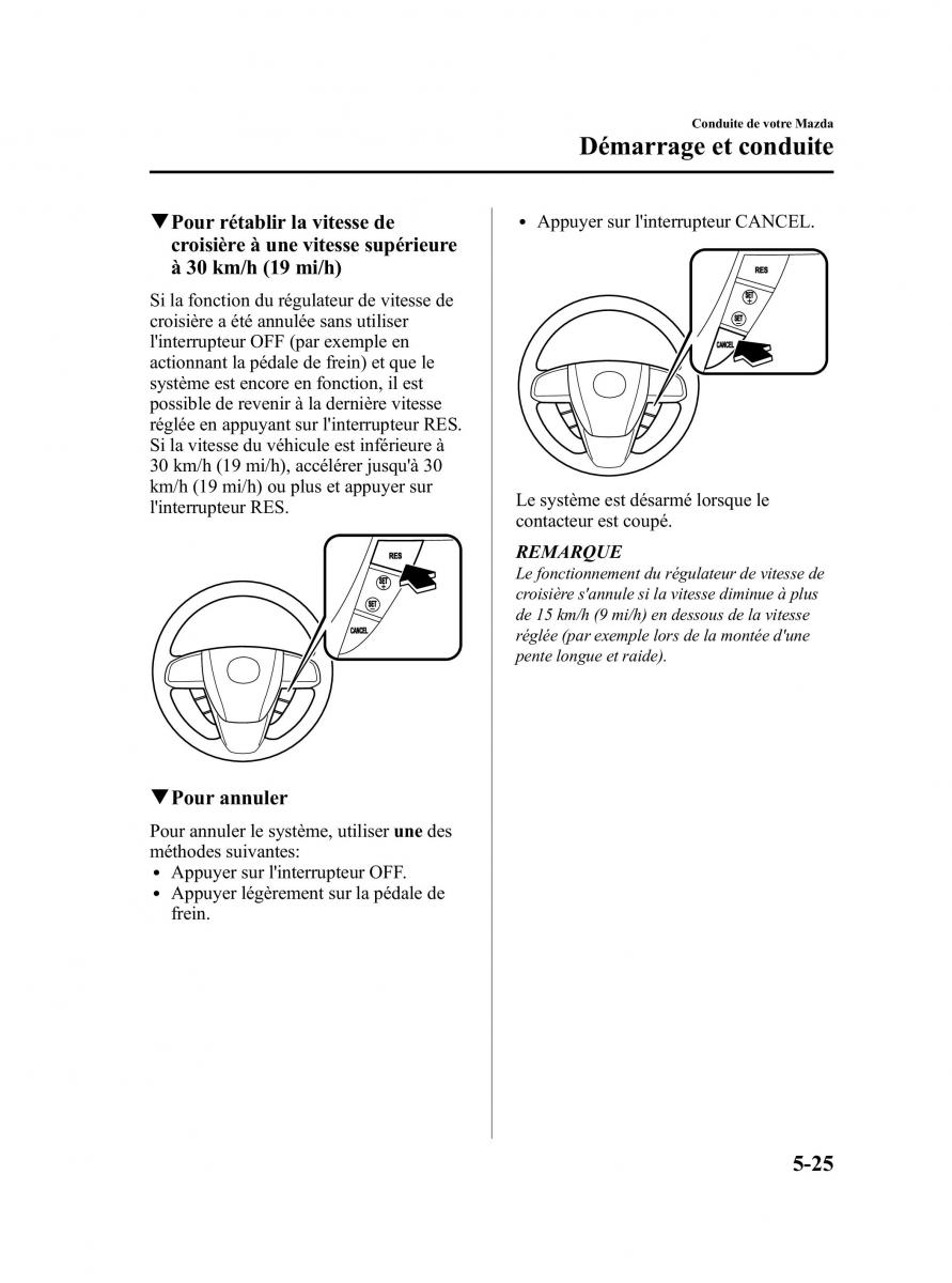 Mazda CX 7 manuel du proprietaire / page 204