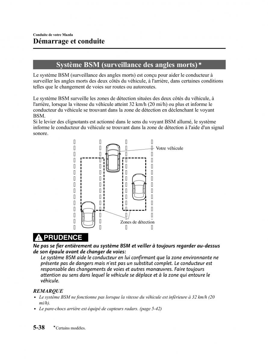 Mazda CX 7 manuel du proprietaire / page 217