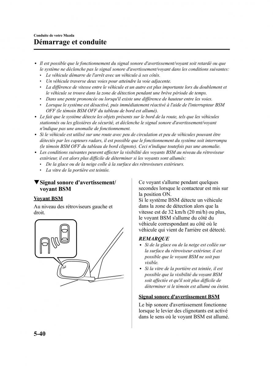 Mazda CX 7 manuel du proprietaire / page 219