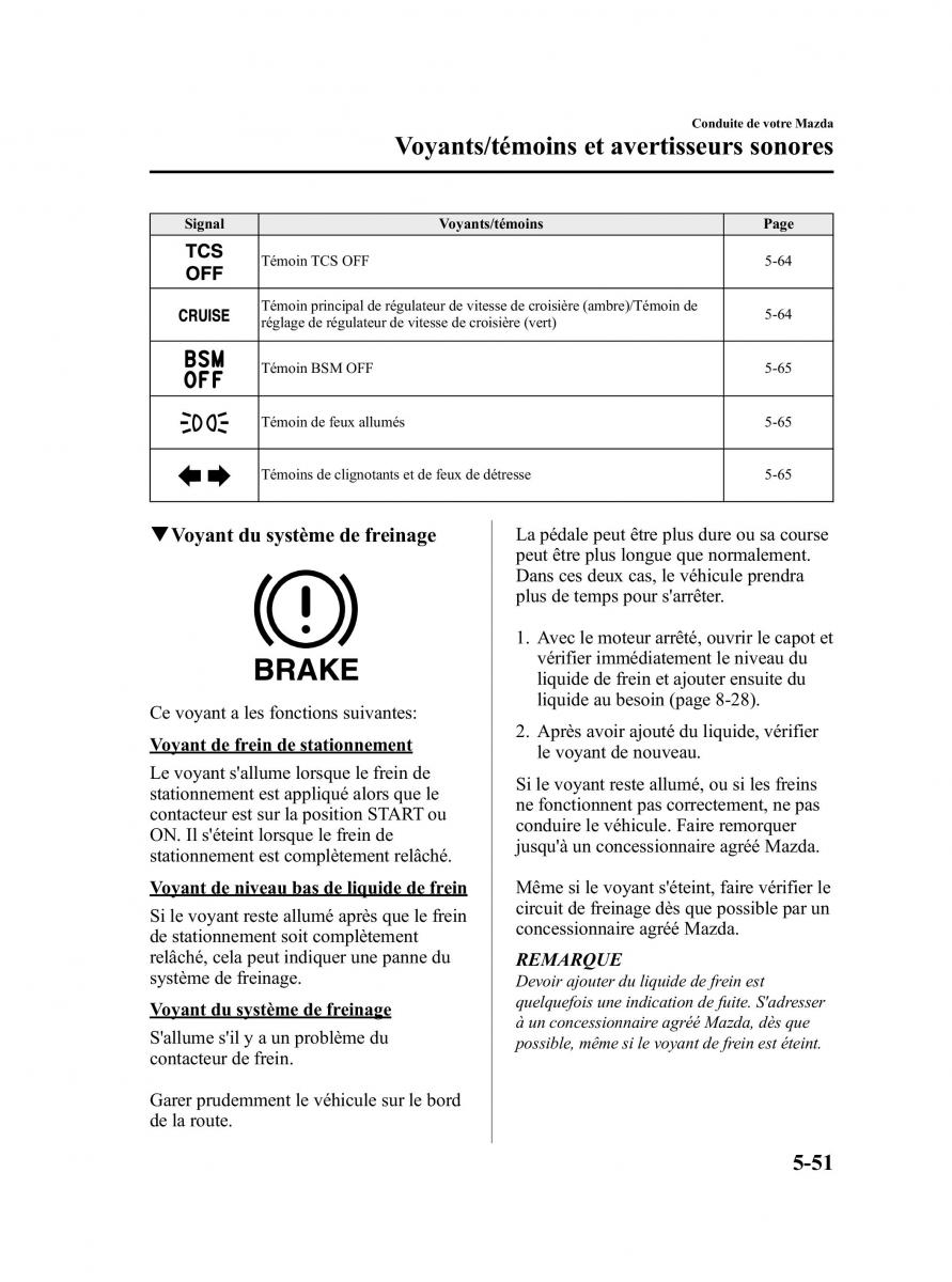 Mazda CX 7 manuel du proprietaire / page 230