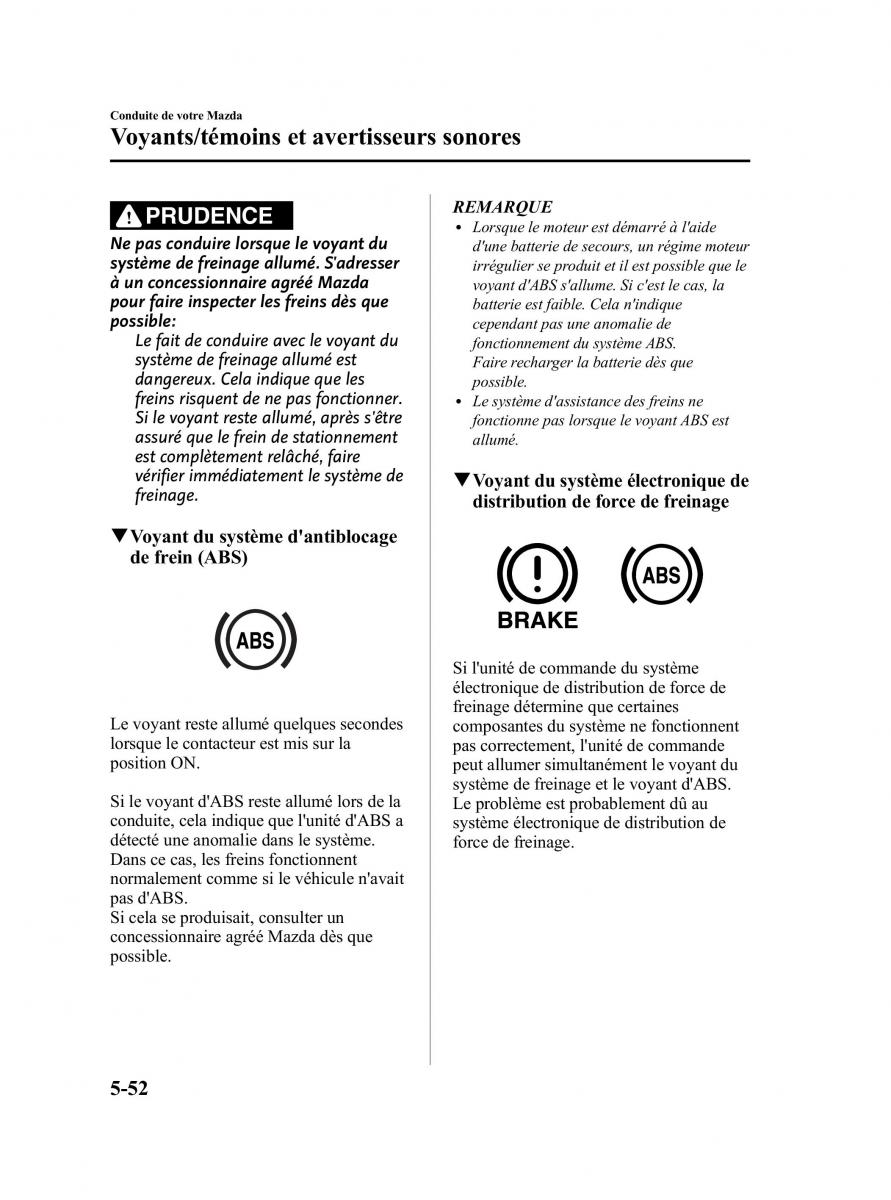 Mazda CX 7 manuel du proprietaire / page 231