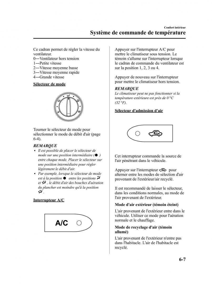 Mazda CX 7 manuel du proprietaire / page 272