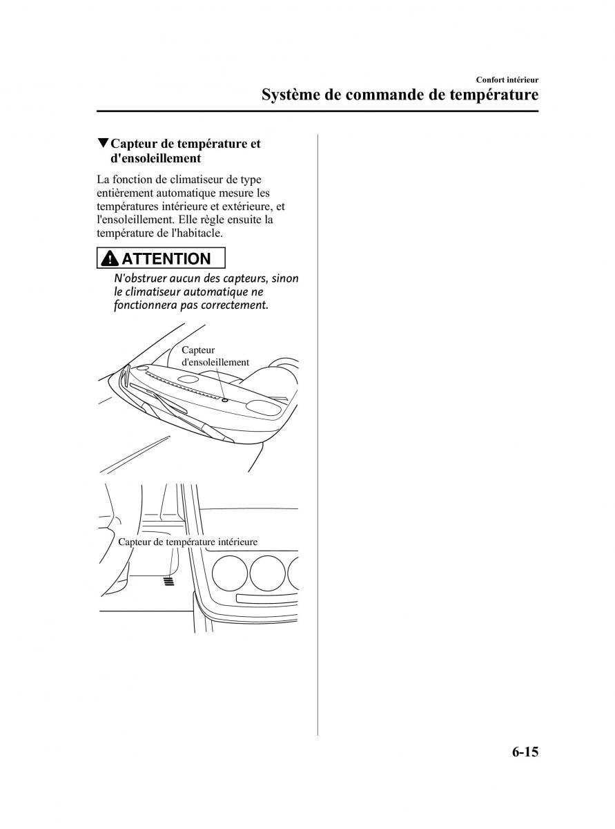 Mazda CX 7 manuel du proprietaire / page 280