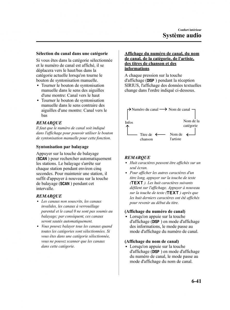 Mazda CX 7 manuel du proprietaire / page 306