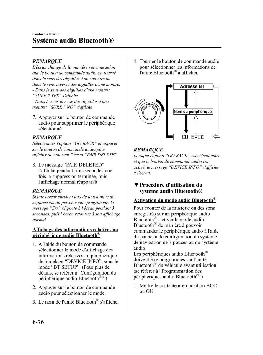 Mazda CX 7 manuel du proprietaire / page 341