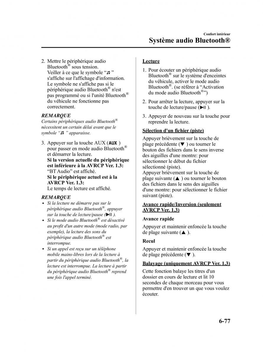 Mazda CX 7 manuel du proprietaire / page 342