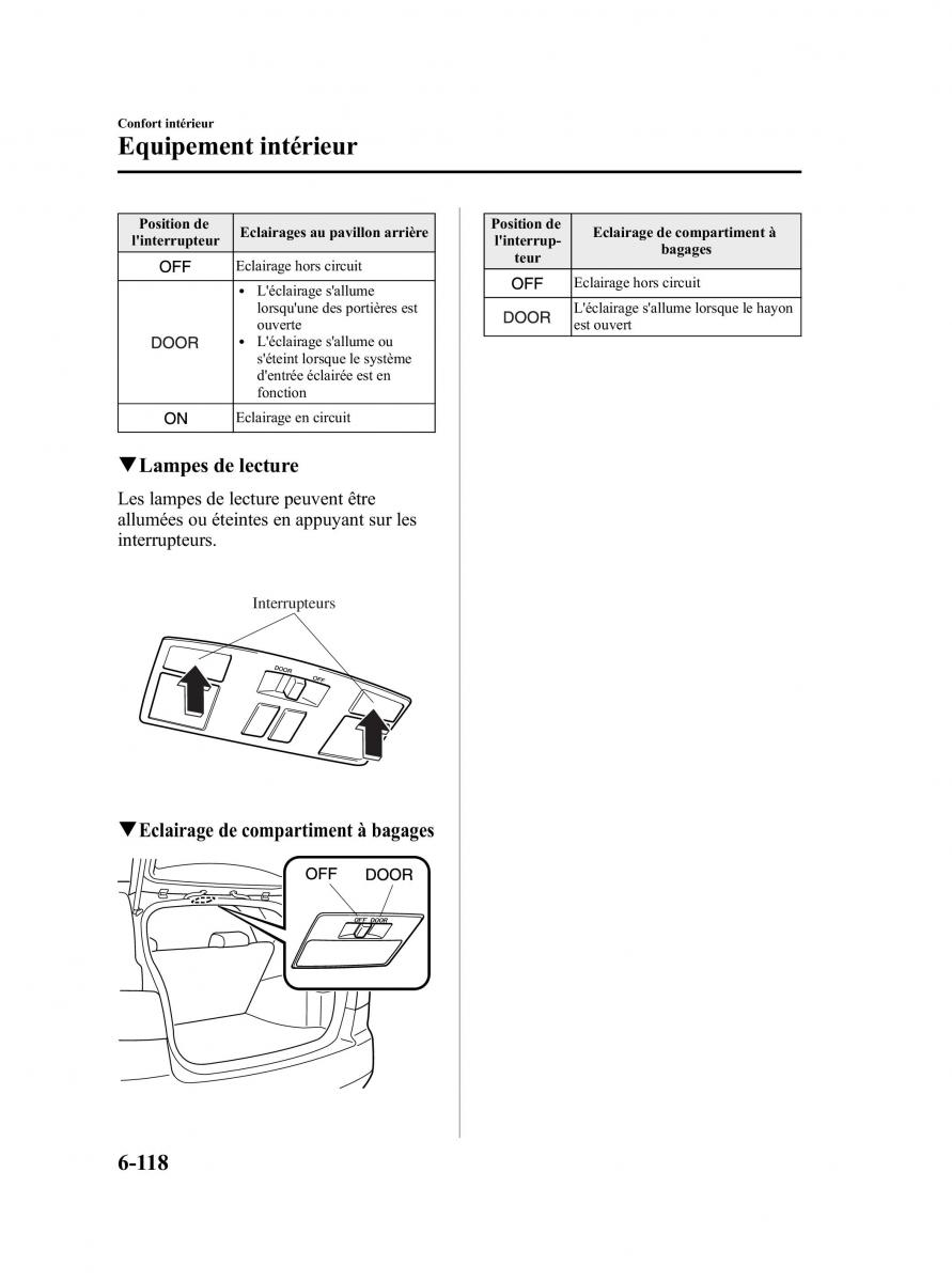 Mazda CX 7 manuel du proprietaire / page 383