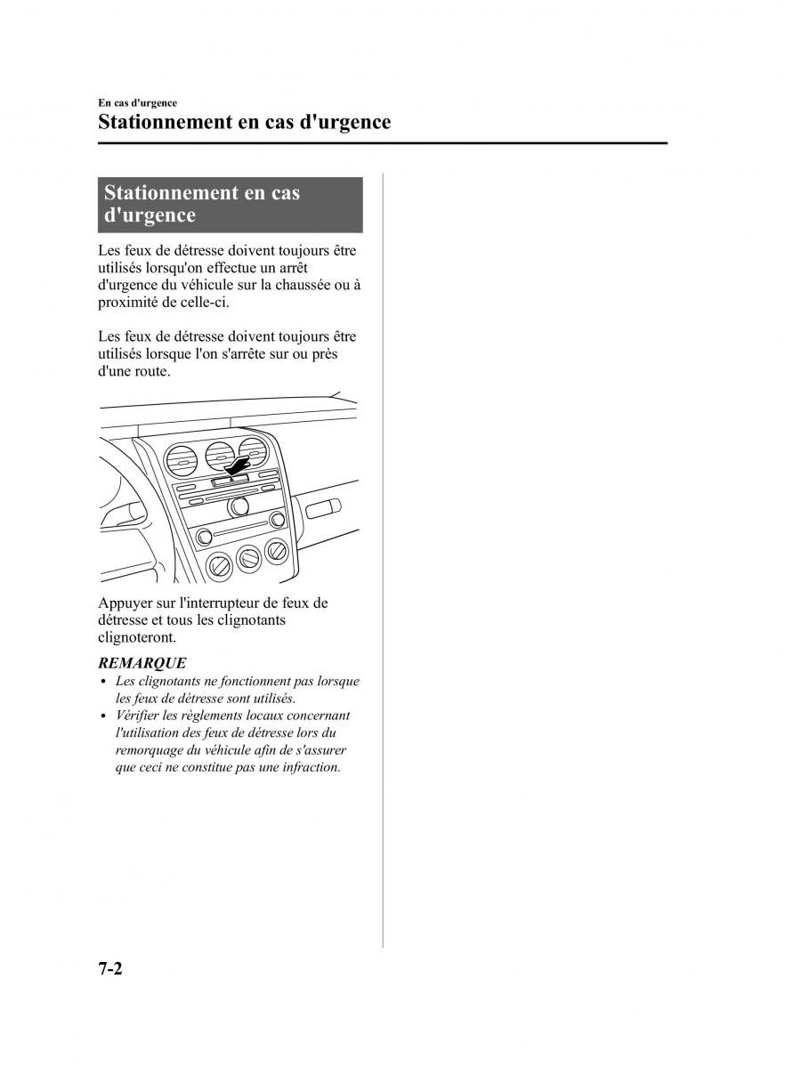 Mazda CX 7 manuel du proprietaire / page 411