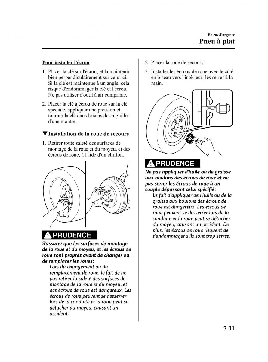 Mazda CX 7 manuel du proprietaire / page 420