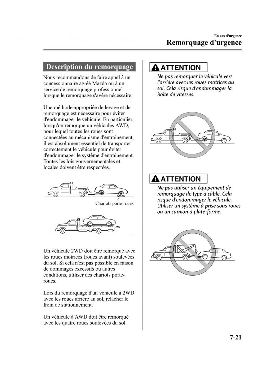 Mazda CX 7 manuel du proprietaire / page 430