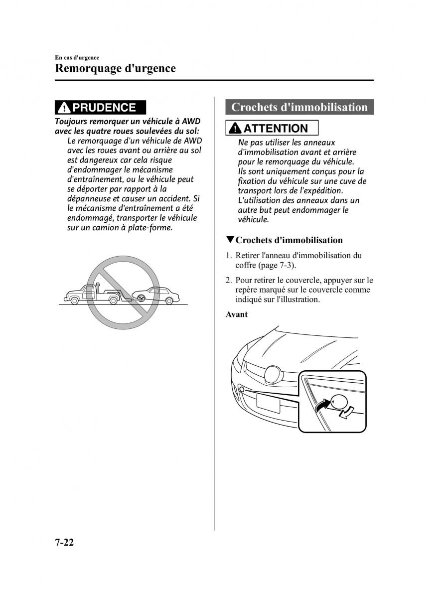 Mazda CX 7 manuel du proprietaire / page 431