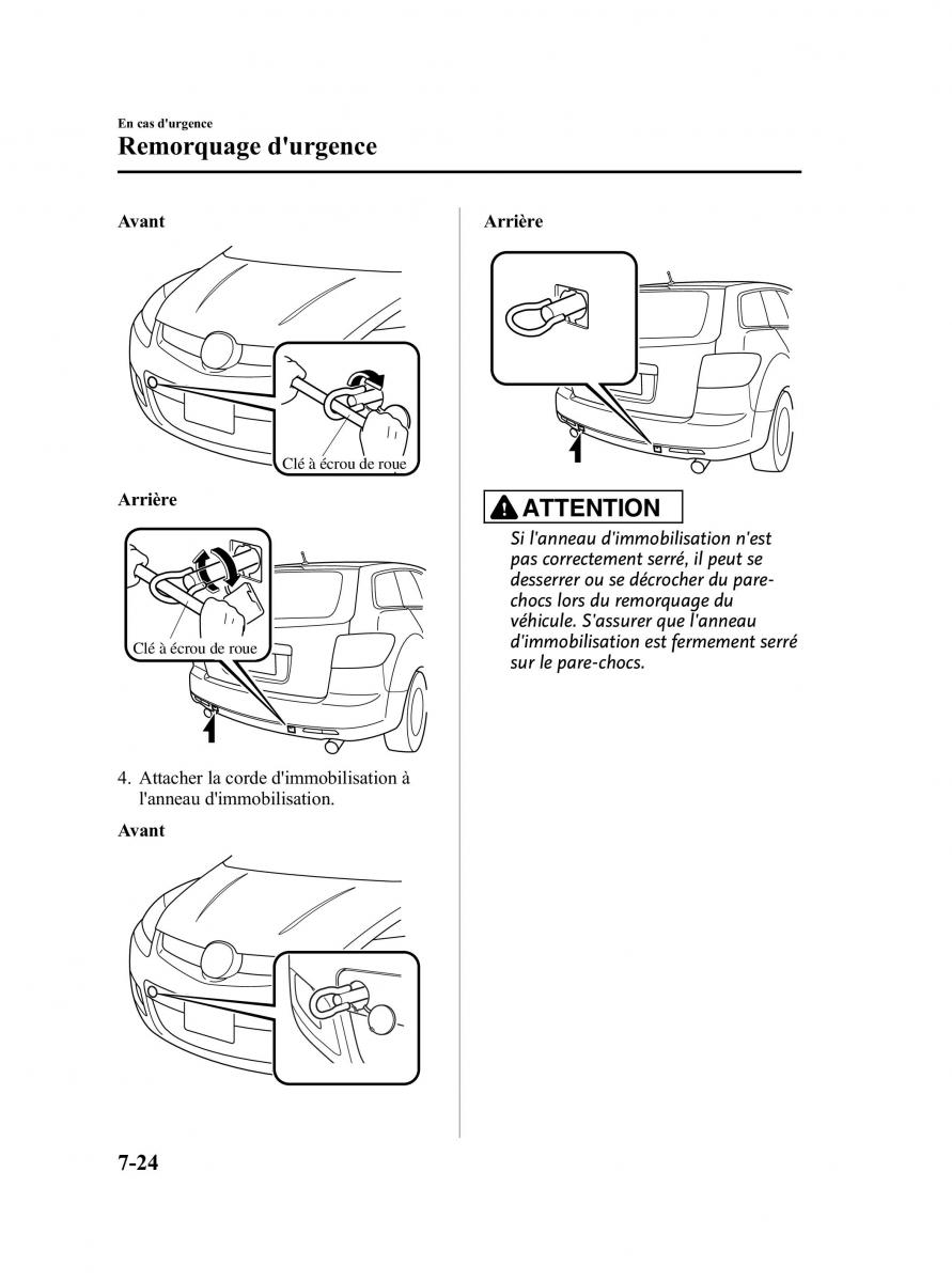 Mazda CX 7 manuel du proprietaire / page 433