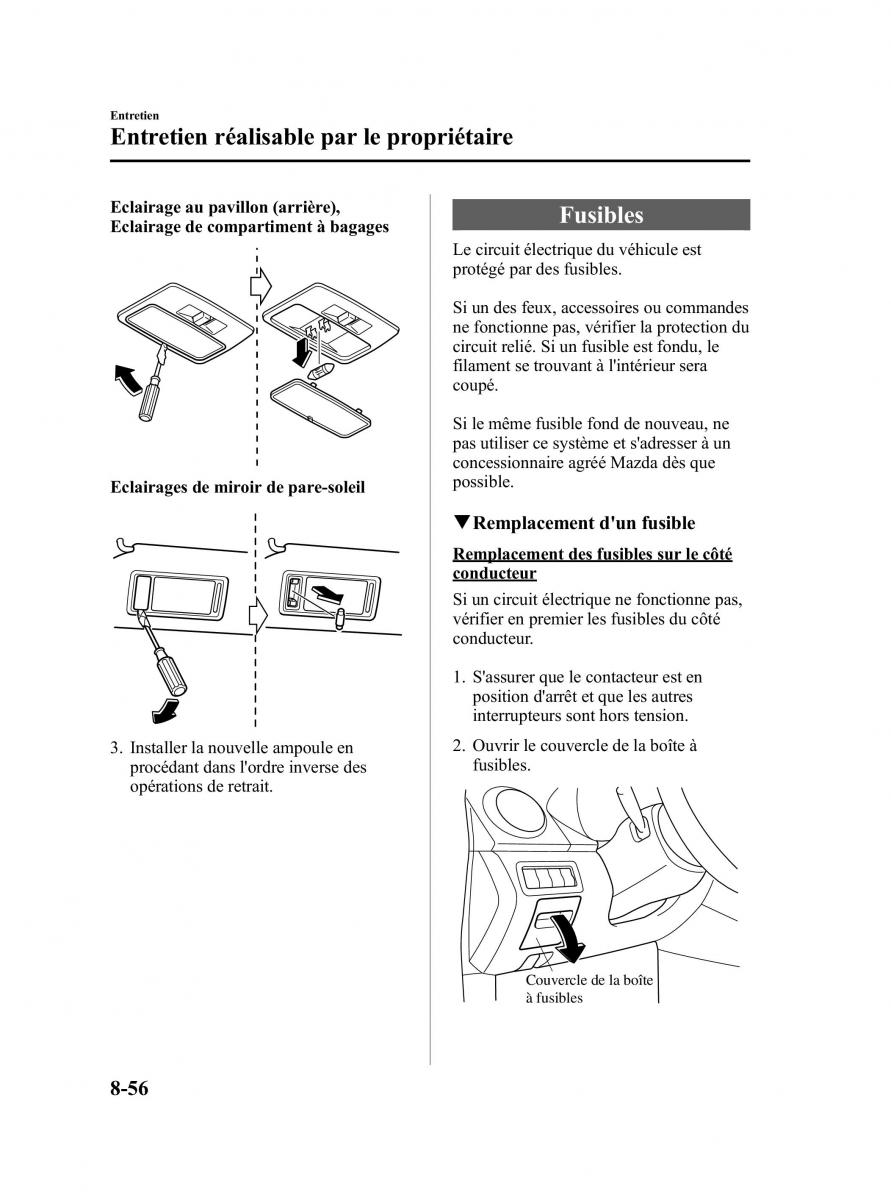 Mazda CX 7 manuel du proprietaire / page 491