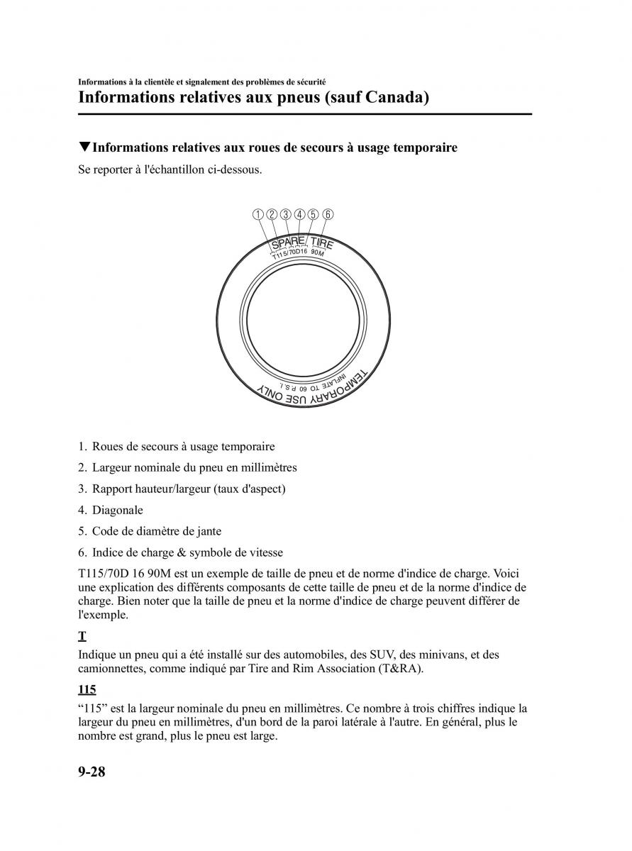 Mazda CX 7 manuel du proprietaire / page 537