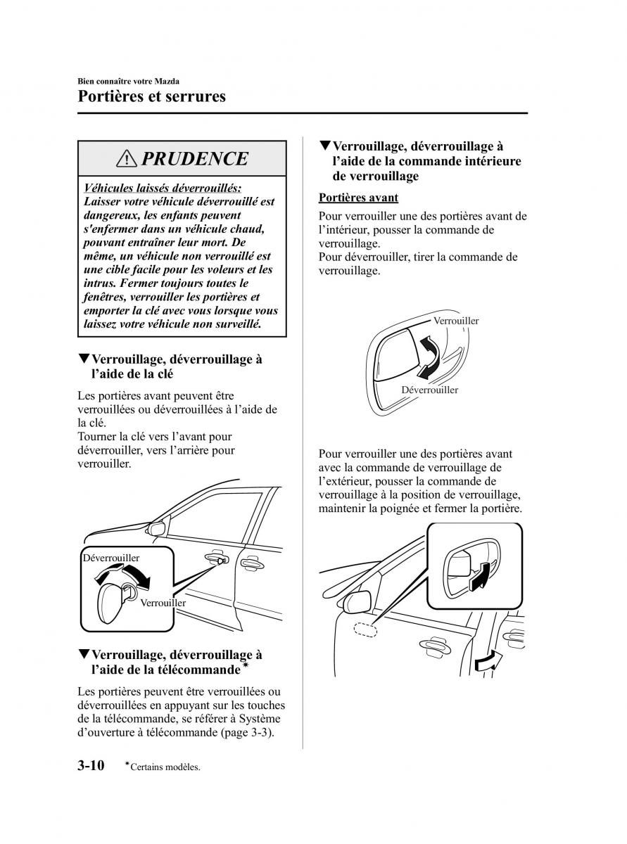 Mazda MPV II 2 LW manuel du proprietaire / page 104