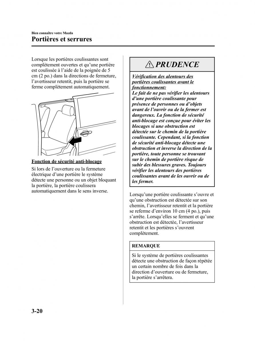 Mazda MPV II 2 LW manuel du proprietaire / page 114