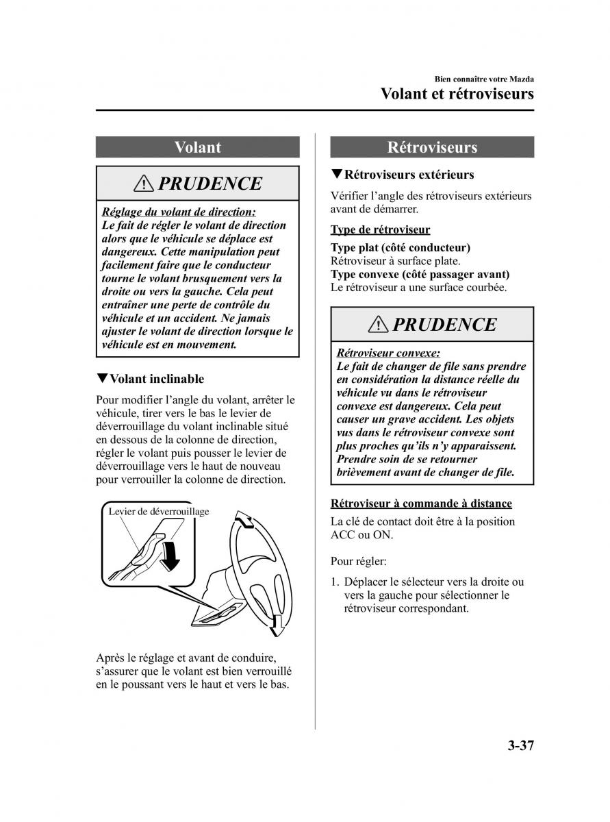 Mazda MPV II 2 LW manuel du proprietaire / page 131