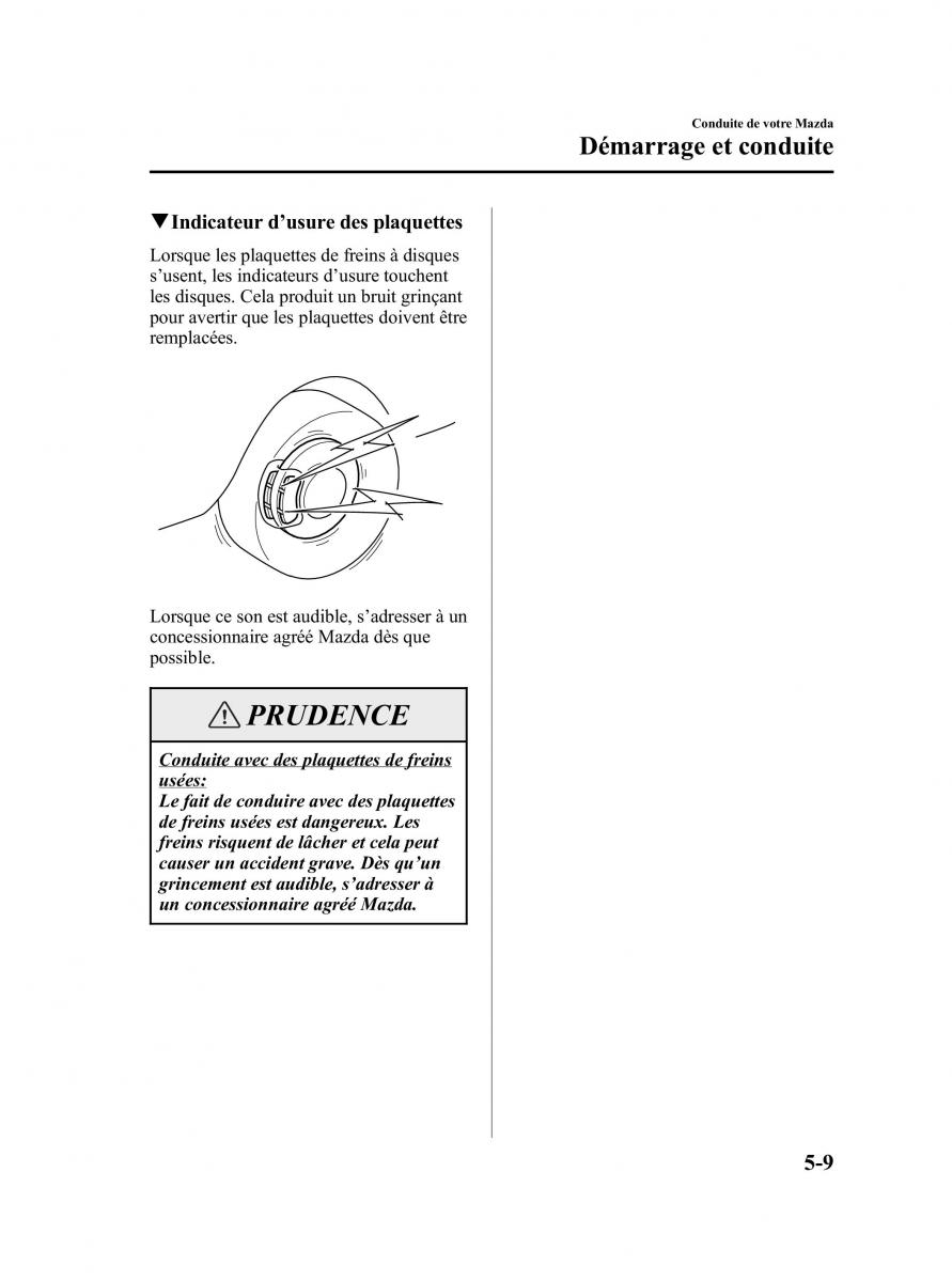 Mazda MPV II 2 LW manuel du proprietaire / page 167