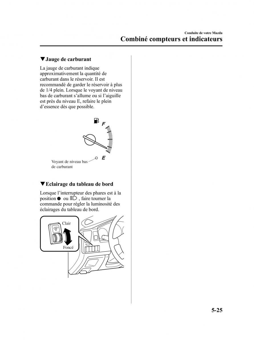 Mazda MPV II 2 LW manuel du proprietaire / page 183