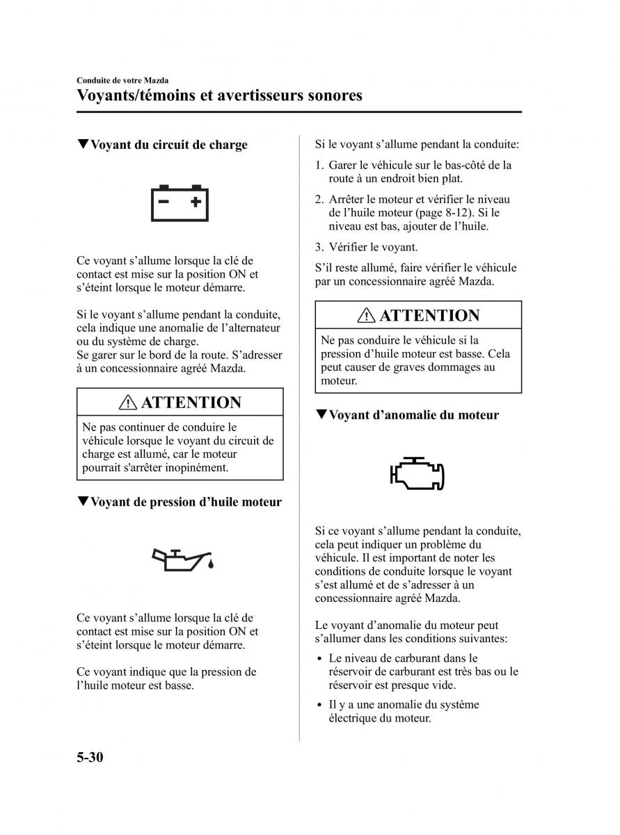 Mazda MPV II 2 LW manuel du proprietaire / page 188