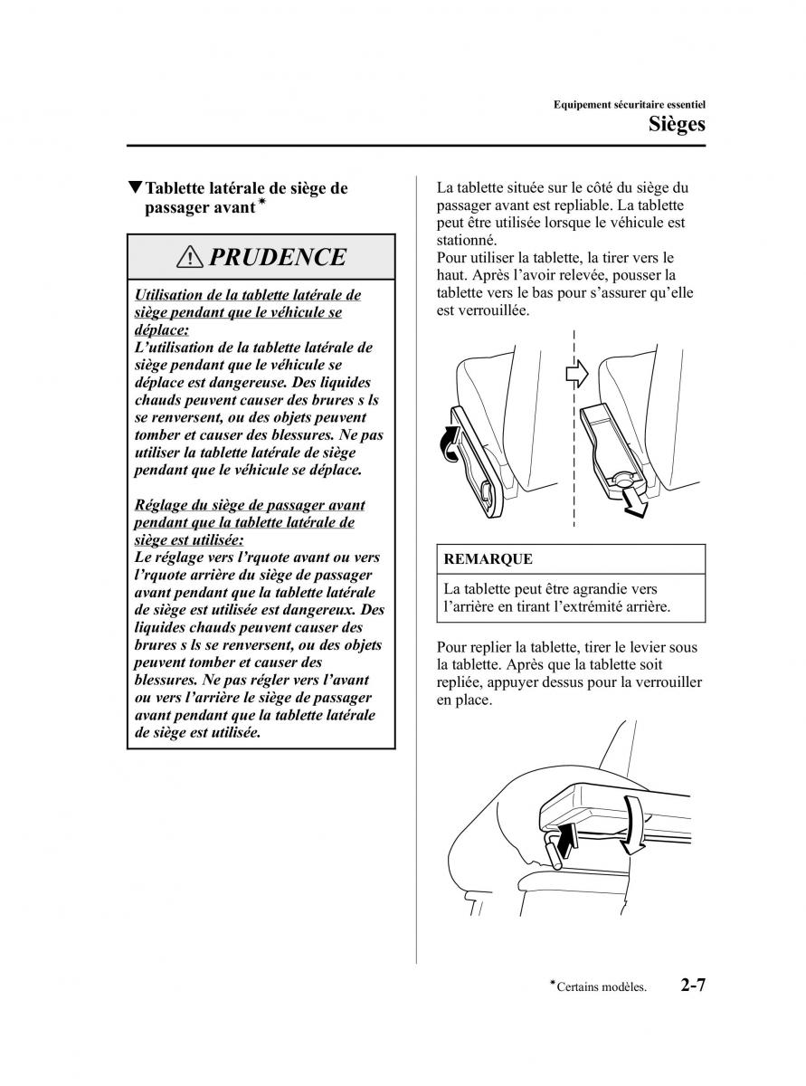 Mazda MPV II 2 LW manuel du proprietaire / page 19