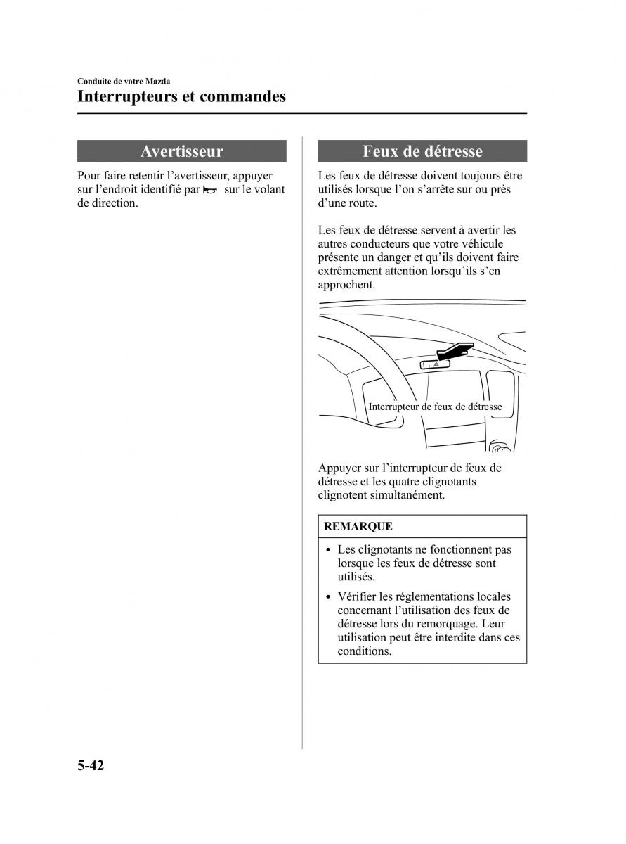 Mazda MPV II 2 LW manuel du proprietaire / page 200