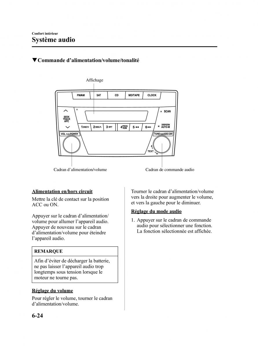 Mazda MPV II 2 LW manuel du proprietaire / page 224