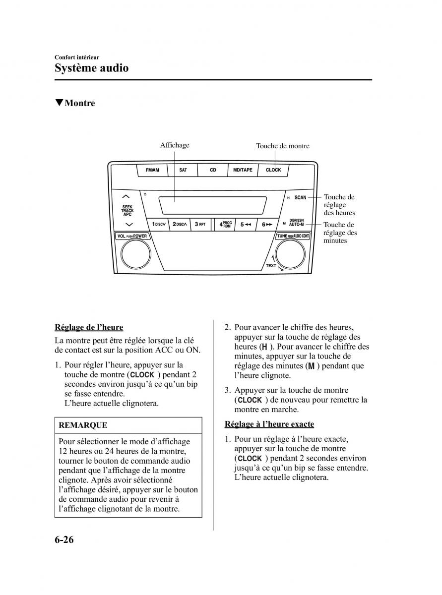 Mazda MPV II 2 LW manuel du proprietaire / page 226