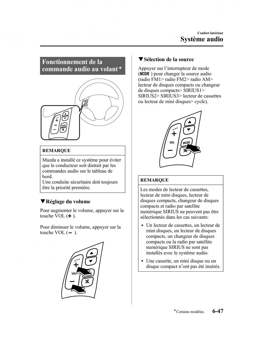 Mazda MPV II 2 LW manuel du proprietaire / page 247