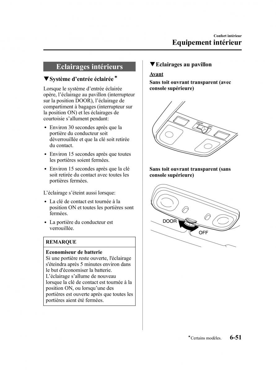 Mazda MPV II 2 LW manuel du proprietaire / page 251