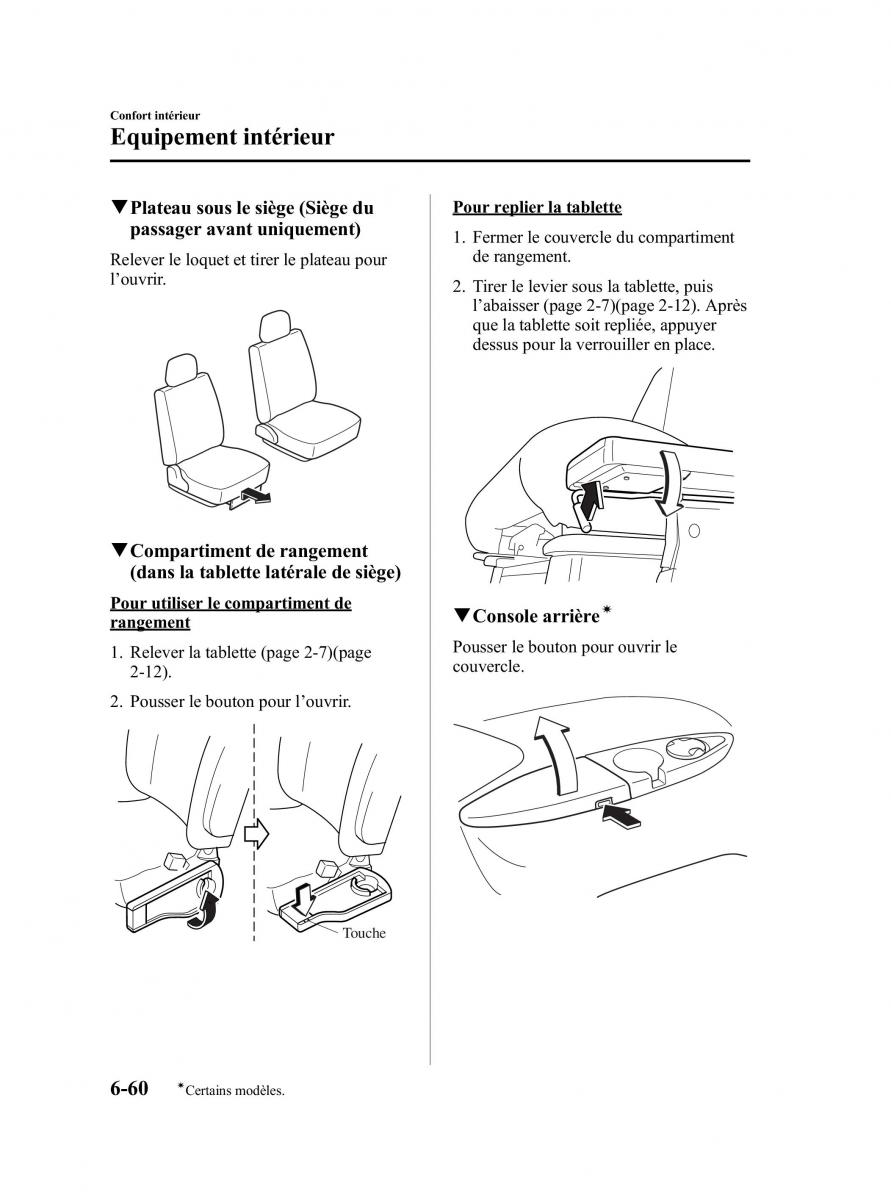 Mazda MPV II 2 LW manuel du proprietaire / page 260