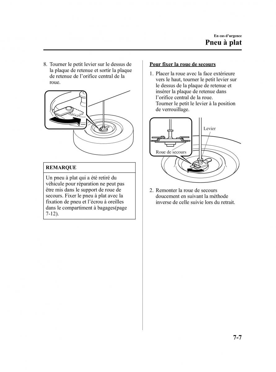 Mazda MPV II 2 LW manuel du proprietaire / page 269