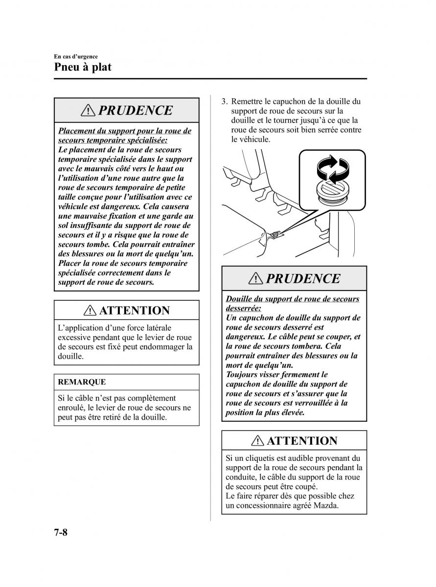 Mazda MPV II 2 LW manuel du proprietaire / page 270