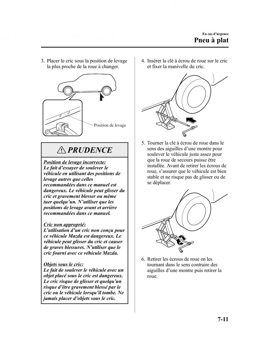 Mazda MPV II 2 LW manuel du proprietaire / page 273