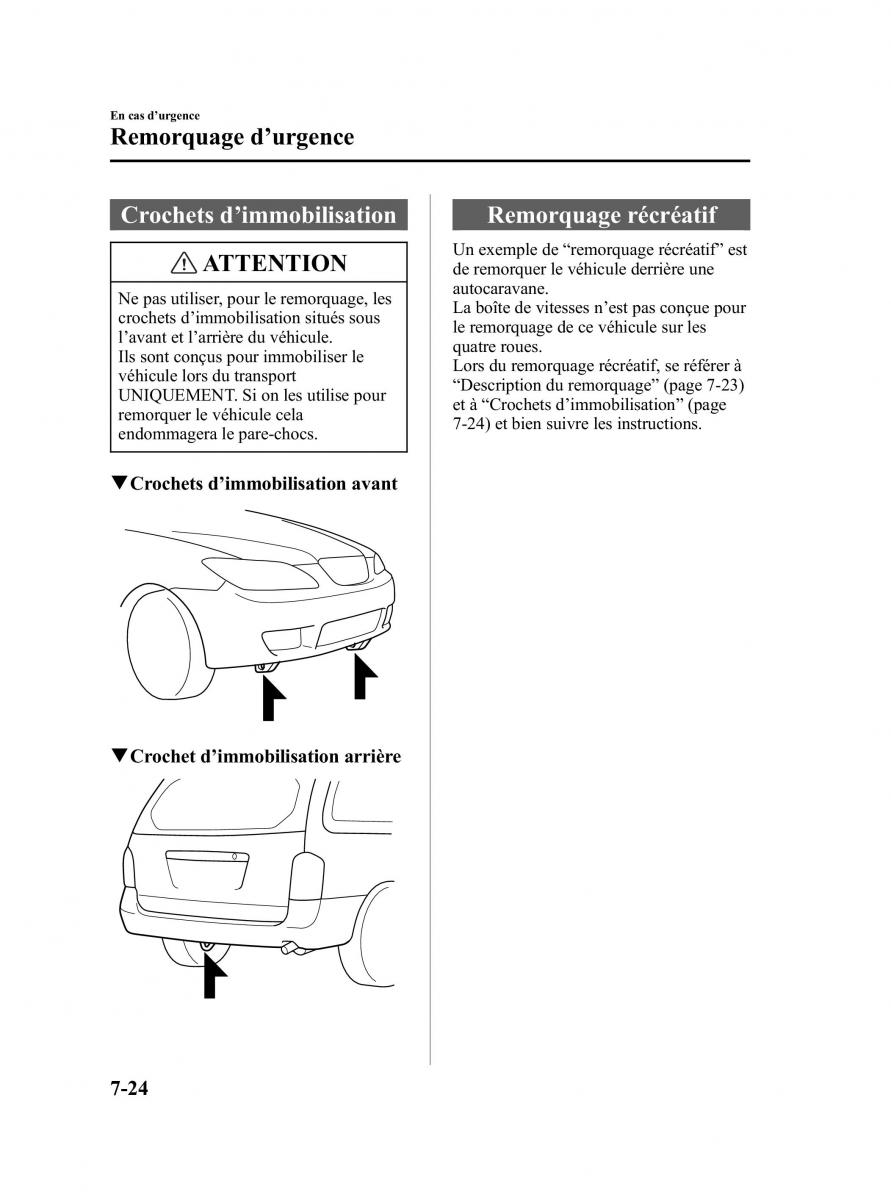 Mazda MPV II 2 LW manuel du proprietaire / page 286